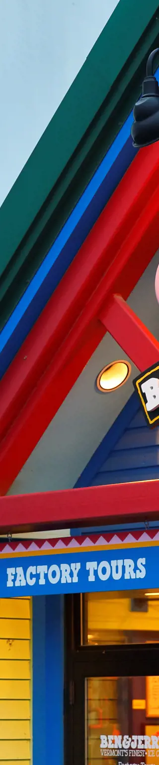 Besuche die Ben & Jerry’s Glacéfabrik in Vermont